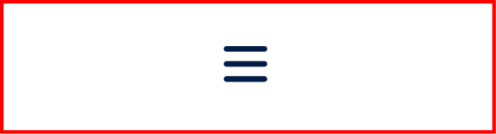 Ein Symbol für das Burgermenü, bestehend aus drei horizontalen Linien, das die Navigation auf einer Webseite anzeigt.